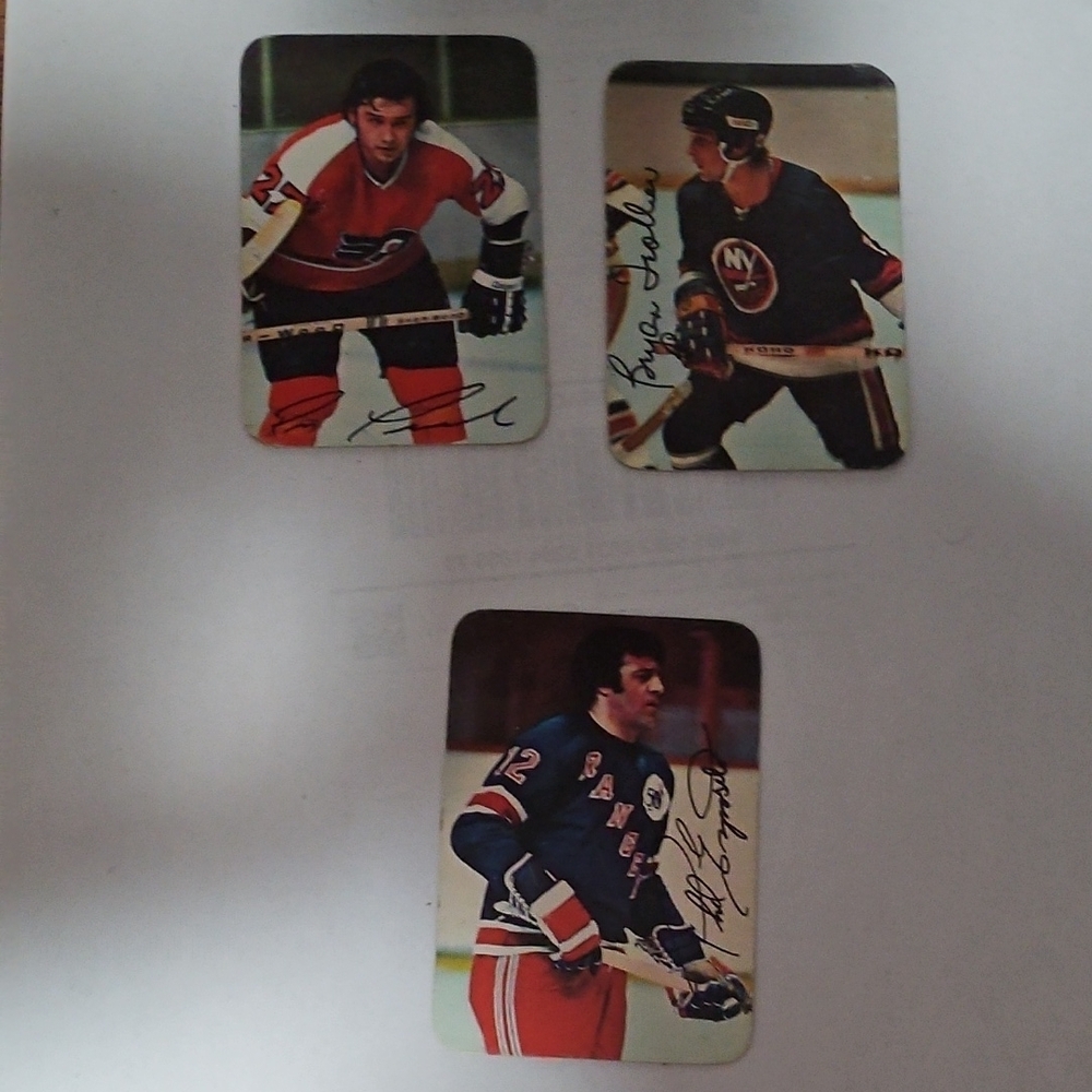 Vintage Hockey Player Coasters Set